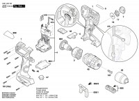 Bosch 3 601 JG2 100 Gsb 18V-60 C Cordl Perc Screwdr 18 V / Eu Spare Parts